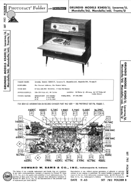 Stereo Console Locarno U; Grundig Radio- (ID = 3026921) Radio