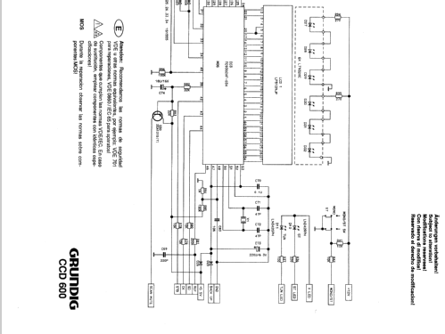 Stereo HiFi System CCD 600; Grundig Radio- (ID = 2169176) Radio