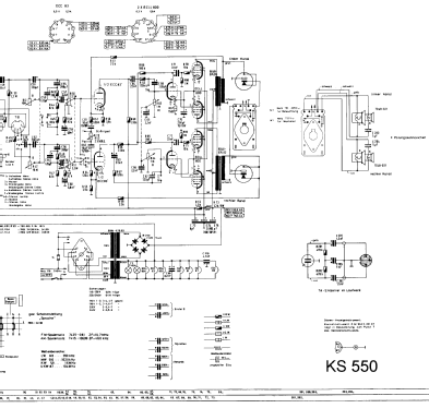 Stereo-Konzertschrank KS550; Grundig Radio- (ID = 73368) Radio