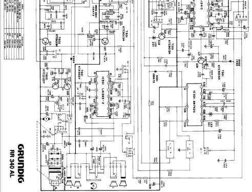 Stereo RR340 AL; Grundig Radio- (ID = 551663) Radio