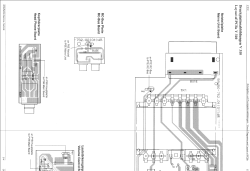 Stereo Verstärker V-310; Grundig Radio- (ID = 816210) Ampl/Mixer