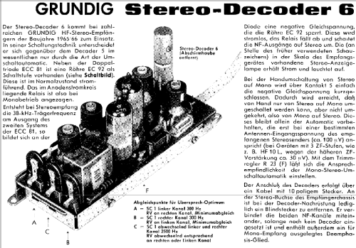 Stereomeister 35M; Grundig Radio- (ID = 271075) Radio