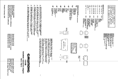 Stereoverstärker V 8100; Grundig Radio- (ID = 470566) Ampl/Mixer