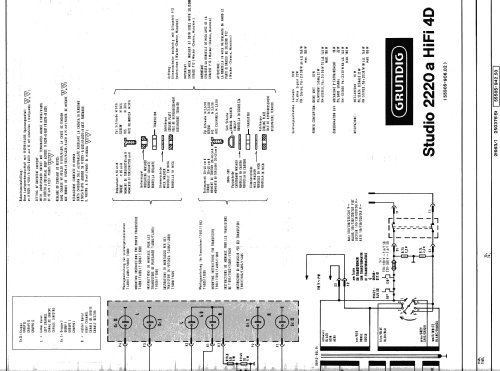 Studio 2220a; Grundig Radio- (ID = 1445698) Radio