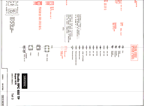 Studio RPC 650 TP; Grundig Radio- (ID = 1528542) Radio