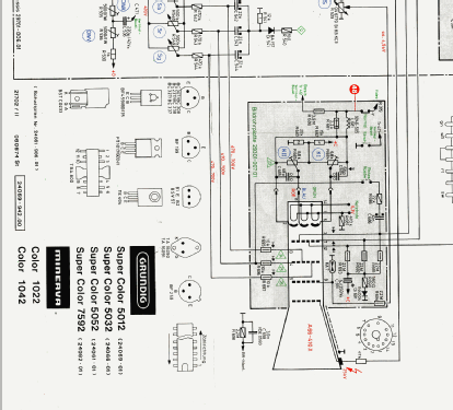 Super Color 5052; Grundig Radio- (ID = 2297099) Television