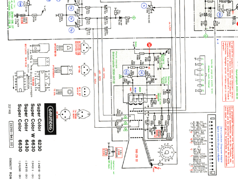 Super Color 6430; Grundig Radio- (ID = 2244248) Television