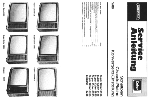 Super Color 8435; Grundig Radio- (ID = 2065104) Fernseh-E