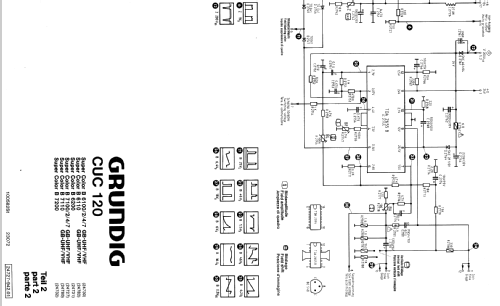 Super Color B6110 = CUC 120; Grundig Radio- (ID = 1599888) Fernseh-E