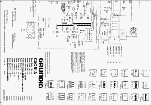 Super-Color P42-142 Ch= CUC51aKT; Grundig Radio- (ID = 781999) Television