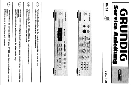 HiFi-Tuner T20; Grundig Radio- (ID = 167353) Radio