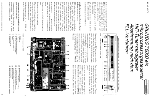 T5000; Grundig Radio- (ID = 1363887) Radio