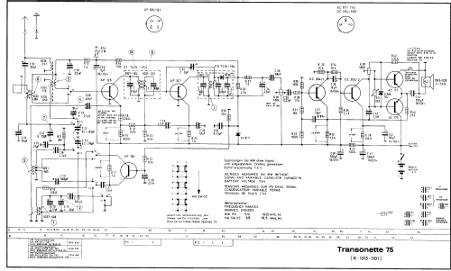 Transonette 75; Grundig Radio- (ID = 90755) Radio