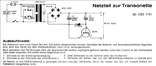 Transonette 99 ; Grundig Radio- (ID = 398468) Radio