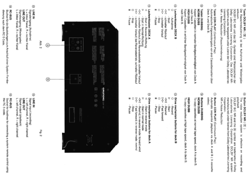 Twin Cassette Deck CCF 101; Grundig Radio- (ID = 1382770) R-Player