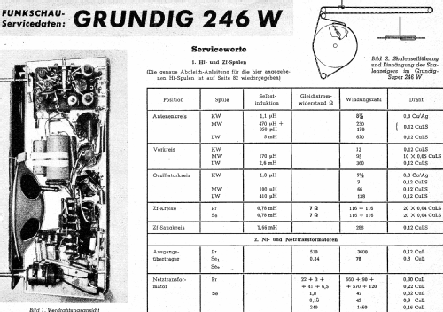 Weltklang Type 246W; Grundig Radio- (ID = 1018054) Radio