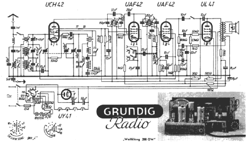 Weltklang 288GW; Grundig Radio- (ID = 22093) Radio