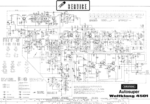 Weltklang WK 4501; Grundig Radio- (ID = 761308) Car Radio