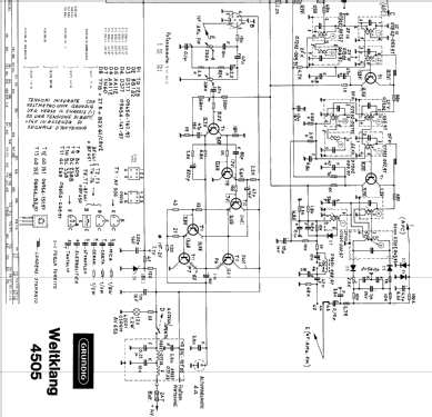 Weltklang 4505; Grundig Radio- (ID = 915081) Car Radio