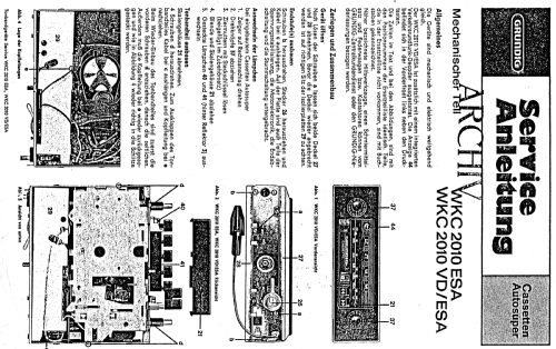 Weltklang Cassette WKC 2010 ESA; Grundig Radio- (ID = 2481658) Car Radio