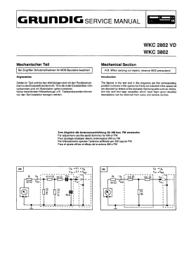 WKC 3802; Grundig Radio- (ID = 2769408) Car Radio