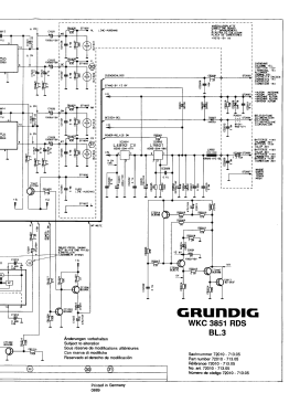 WKC3851 RDS; Grundig Radio- (ID = 2770469) Car Radio