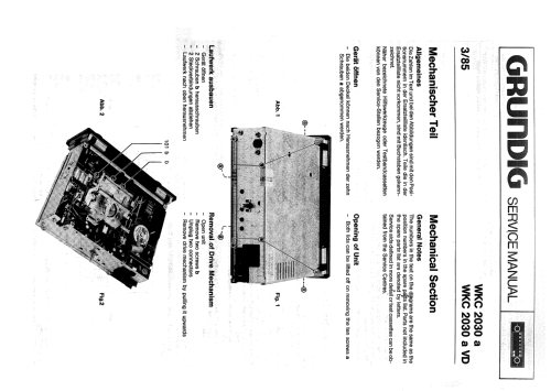 WKC-2030a; Grundig Radio- (ID = 832114) Car Radio