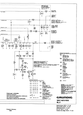 WKC 4870 RDS; Grundig Radio- (ID = 2771748) Car Radio