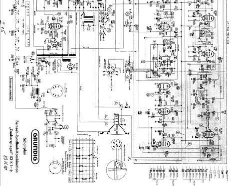 Zauberspiegel 53K4; Grundig Radio- (ID = 255380) TV Radio