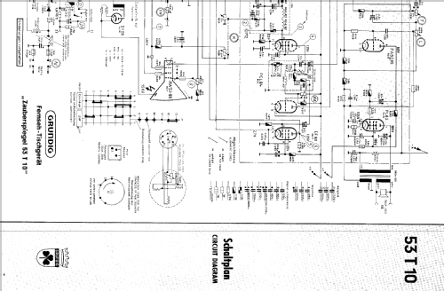 Zauberspiegel 53T10; Grundig Radio- (ID = 357877) Television