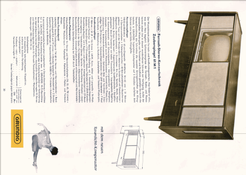 Zauberspiegel 61M1; Grundig Radio- (ID = 2085767) TV Radio