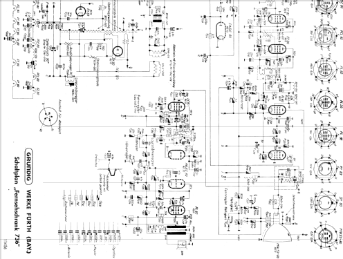 Zauberspiegel 736; Grundig Radio- (ID = 342866) Television