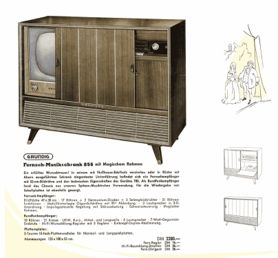 Zauberspiegel 856; Grundig Radio- (ID = 2085389) TV-Radio