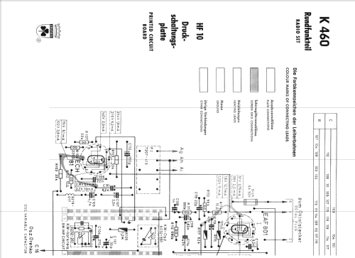 Zauberspiegel K460 Ch= T460+HF10+NF10; Grundig Radio- (ID = 1399099) TV Radio