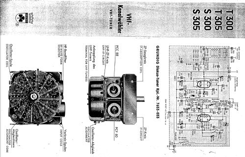 Zauberspiegel T305; Grundig Radio- (ID = 636353) Television