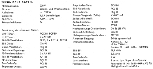 Zauberspiegel T308; Grundig Radio- (ID = 2639758) Television