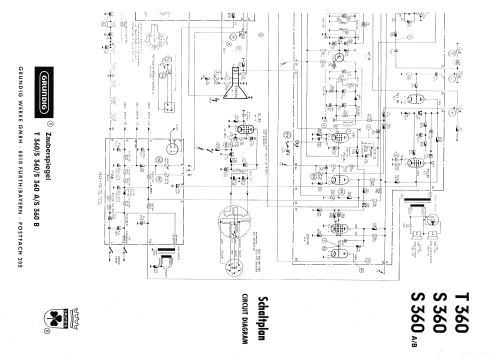 Zauberspiegel T360; Grundig Radio- (ID = 1349015) Television