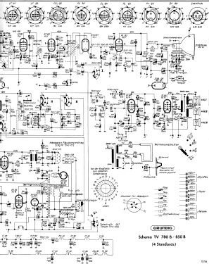 780 B, 850 B; Grundig Radio- (ID = 3104648) Television