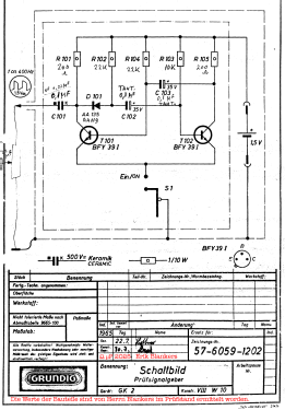 Prüfsignalgeber GK 2; Grundig Radio- (ID = 3140559) Equipment