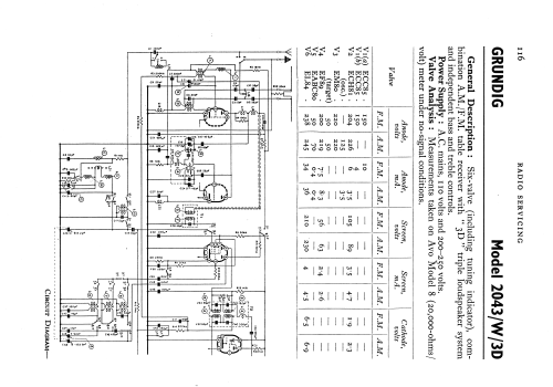 Kenilworth Mk II 2043/W/3D/GB Mk II; Grundig Ltd., London (ID = 2356503) Radio