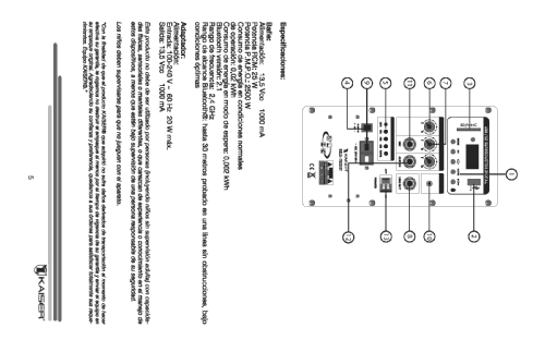 KSR - Kaiser MSA-7908BT; Grupo Comrap Kaiser (ID = 2025203) Radio