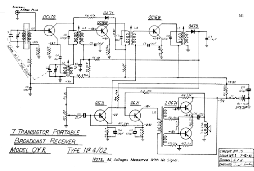 Transistor 7 OYK Ch= 4/02; Palmer, H.G. HGP, H. (ID = 2043682) Radio