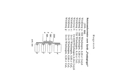 Funkspiegel 1/2KLS-W; Hagenuk N&K, (ID = 339699) Radio