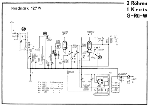 Nordmark 127W; Hagenuk N&K, (ID = 83054) Radio