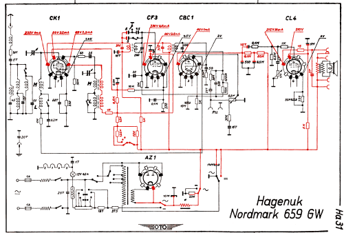 Nordmark 659GW; Hagenuk N&K, (ID = 2951758) Radio