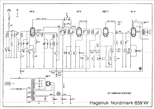 Nordmark 659W; Hagenuk N&K, (ID = 608785) Radio