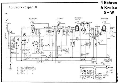 Nordmark-Super W; Hagenuk N&K, (ID = 83069) Radio