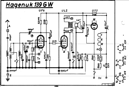 Zauberklang 139GW; Hagenuk N&K, (ID = 1625823) Radio