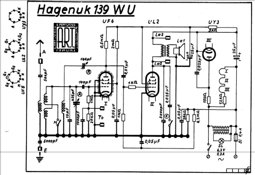 Zauberklang 139WU; Hagenuk N&K, (ID = 1625815) Radio