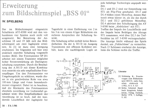 Bildschirmspielgerät BSS01; Halbleiterwerk (ID = 2143083) Altri tipi